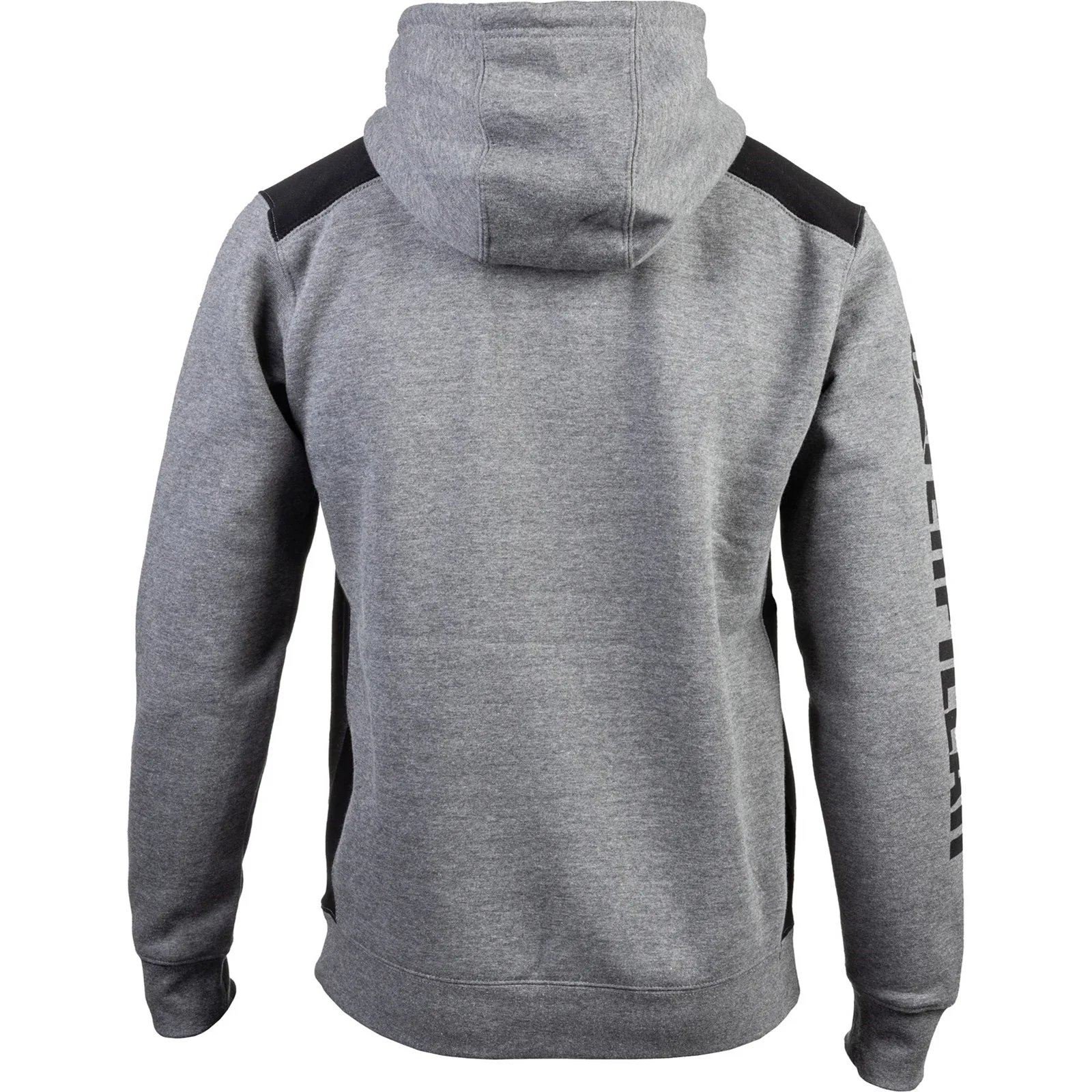 Logo Panel Hooded Sweatshirt Dark Heather Grey - Image 5