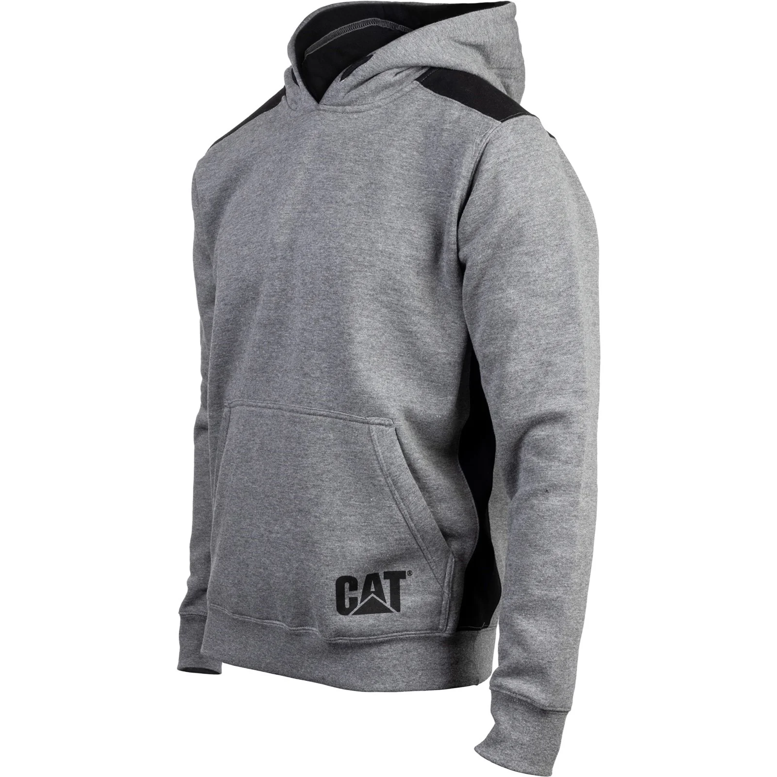 Logo Panel Hooded Sweatshirt Dark Heather Grey - Image 6