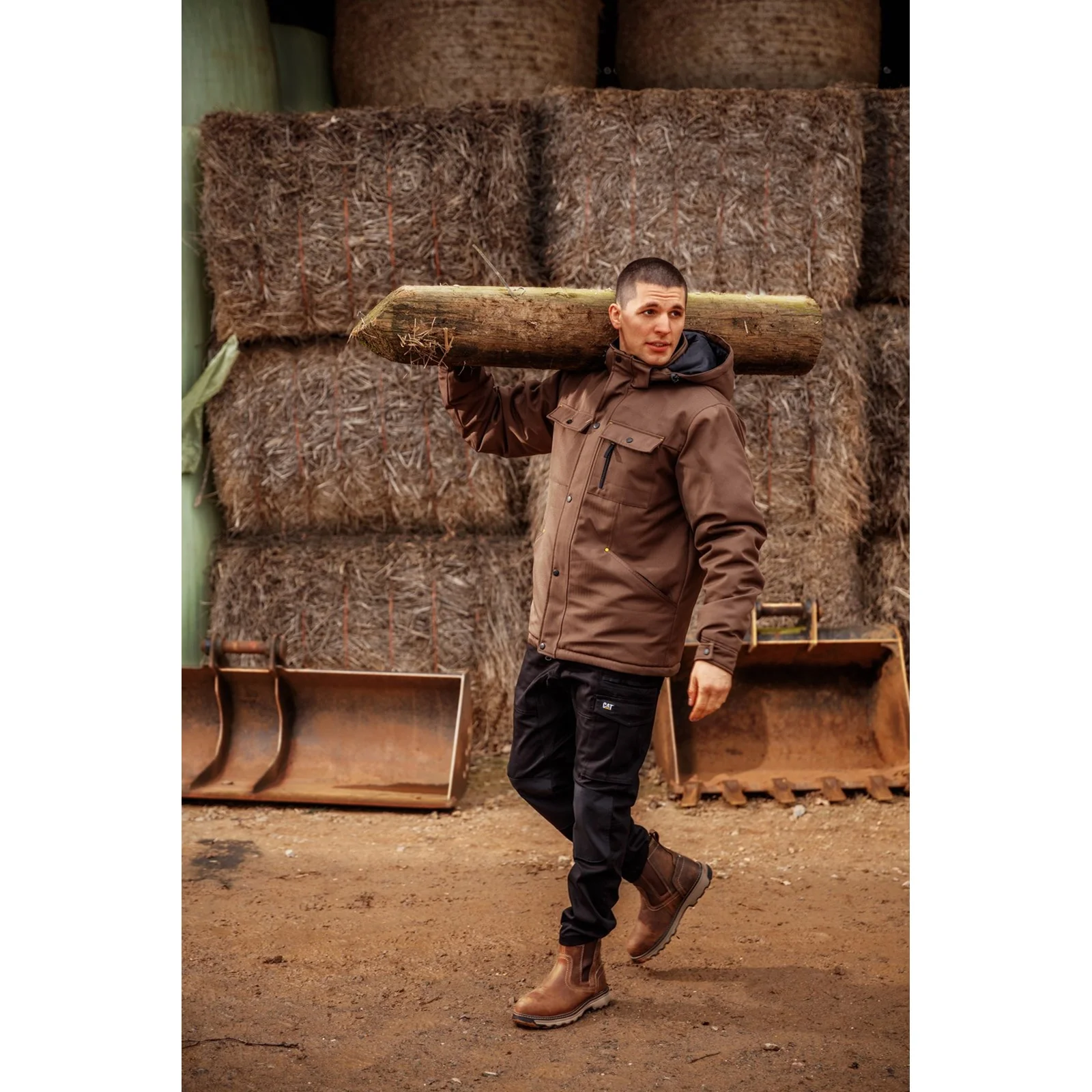 Pelton Safety Boot S1 Dark Beige - Image 7