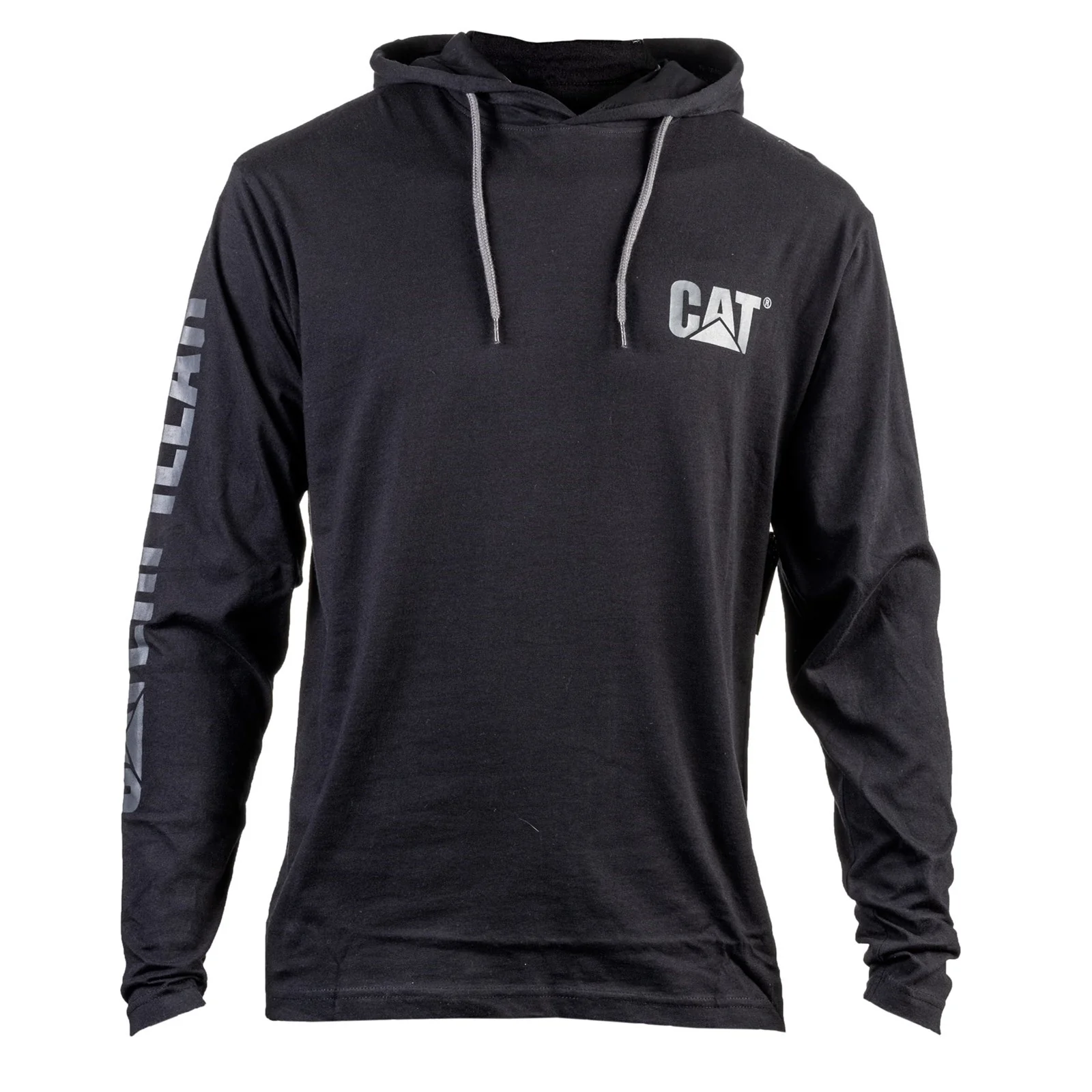 Hooded Long Sleeve Tee Black