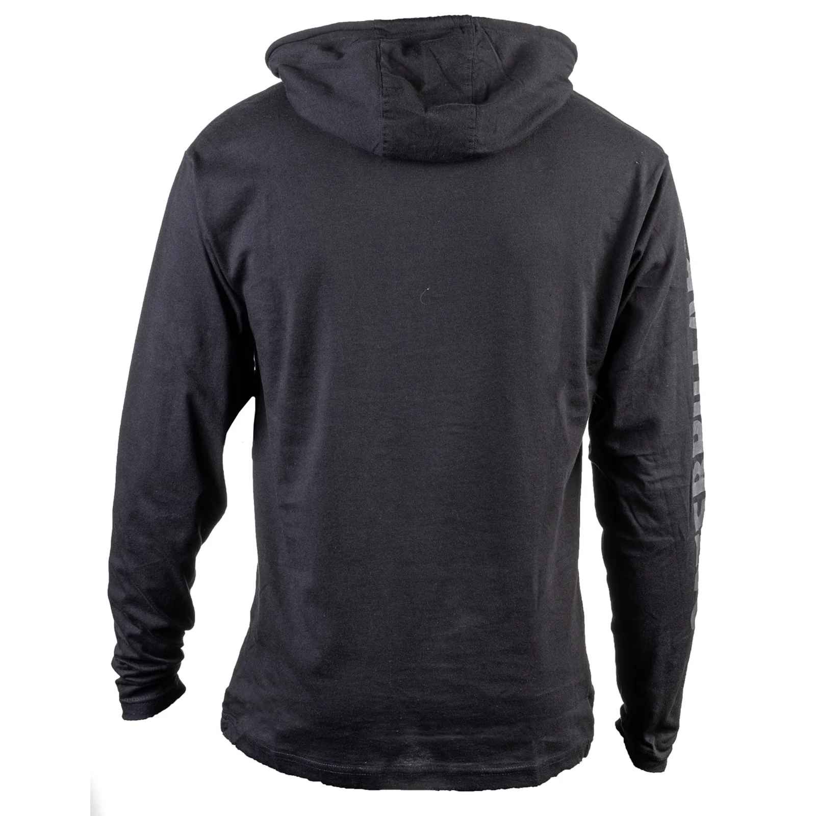 Hooded Long Sleeve Tee Black - Image 2