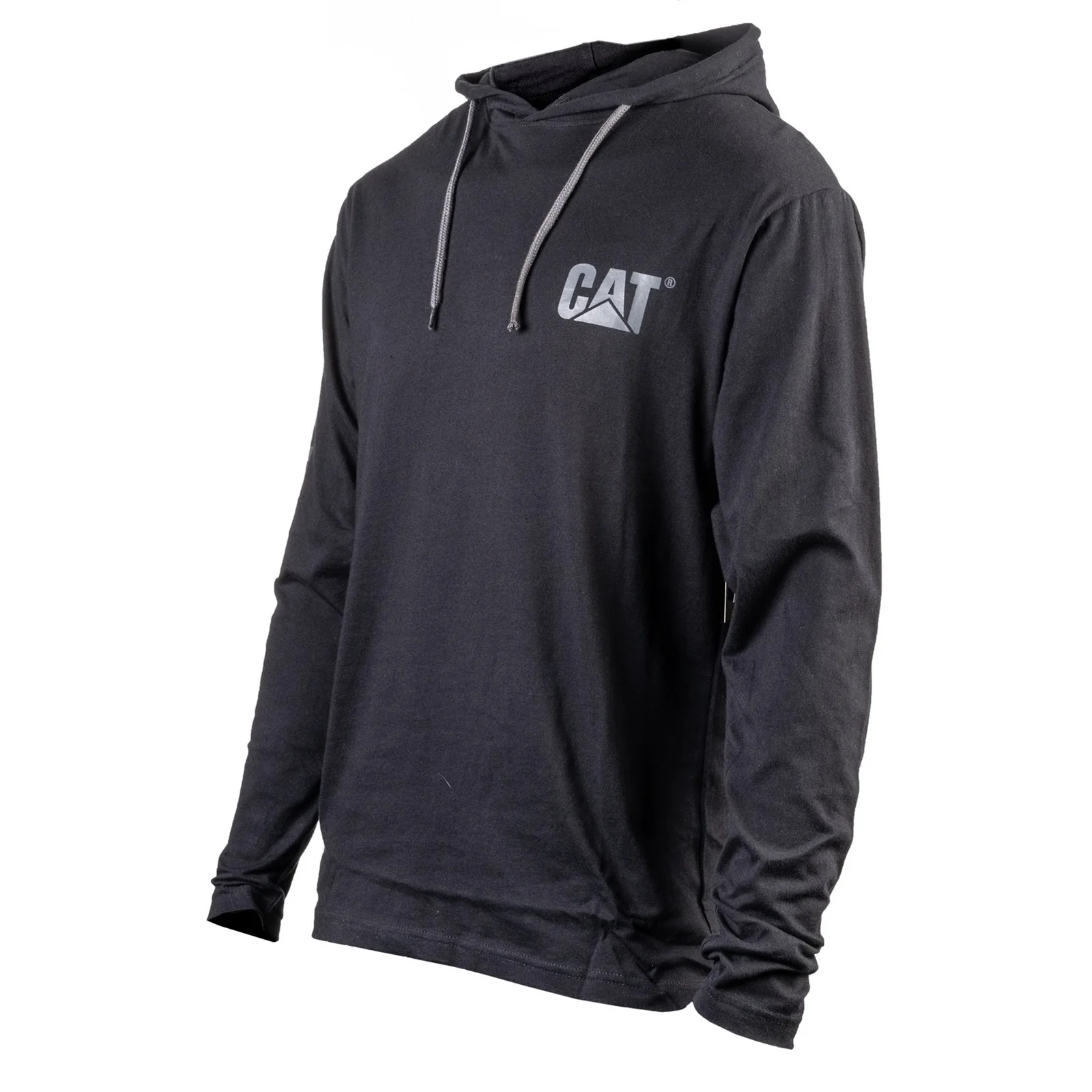 Hooded Long Sleeve Tee Black - Image 3