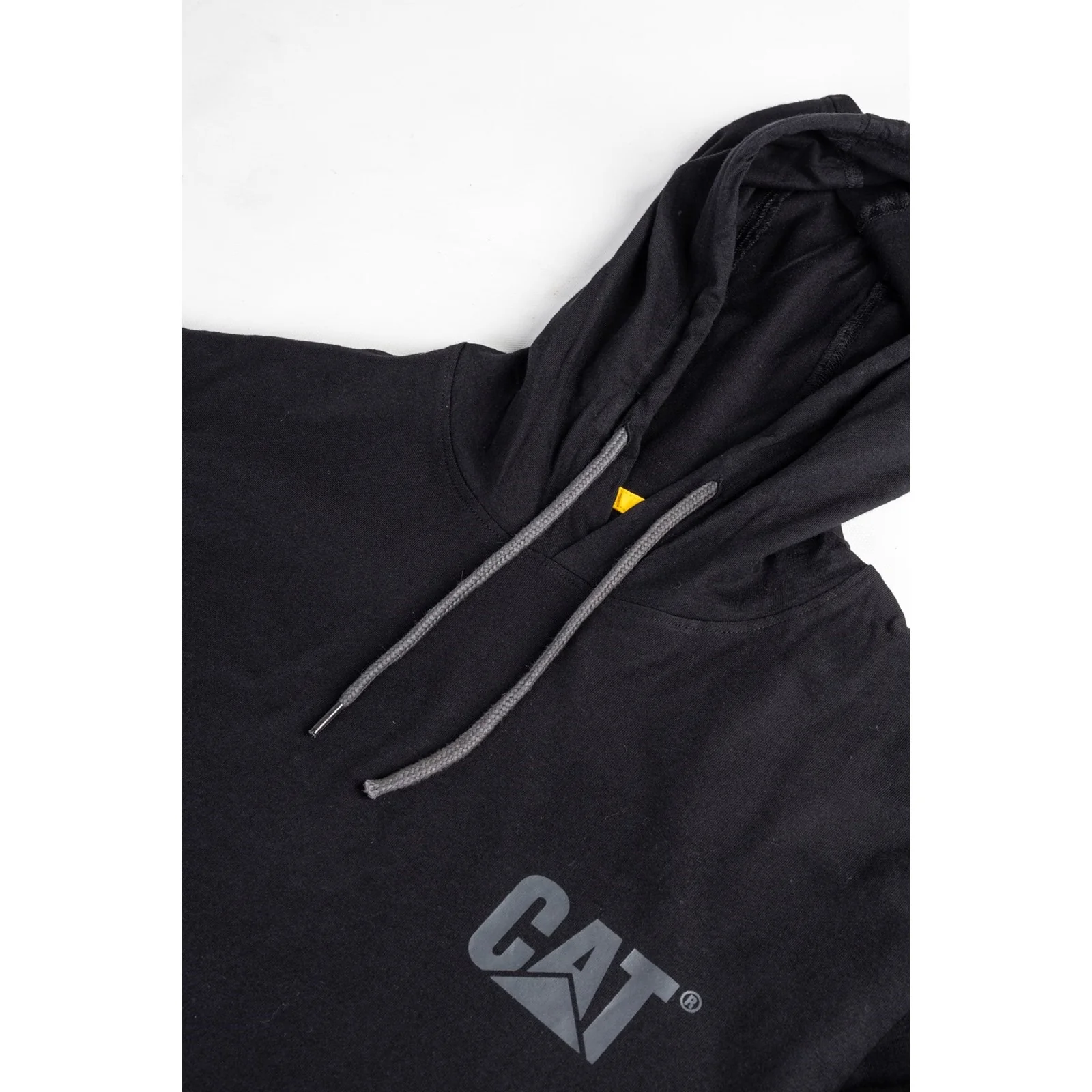Hooded Long Sleeve Tee Black - Image 4
