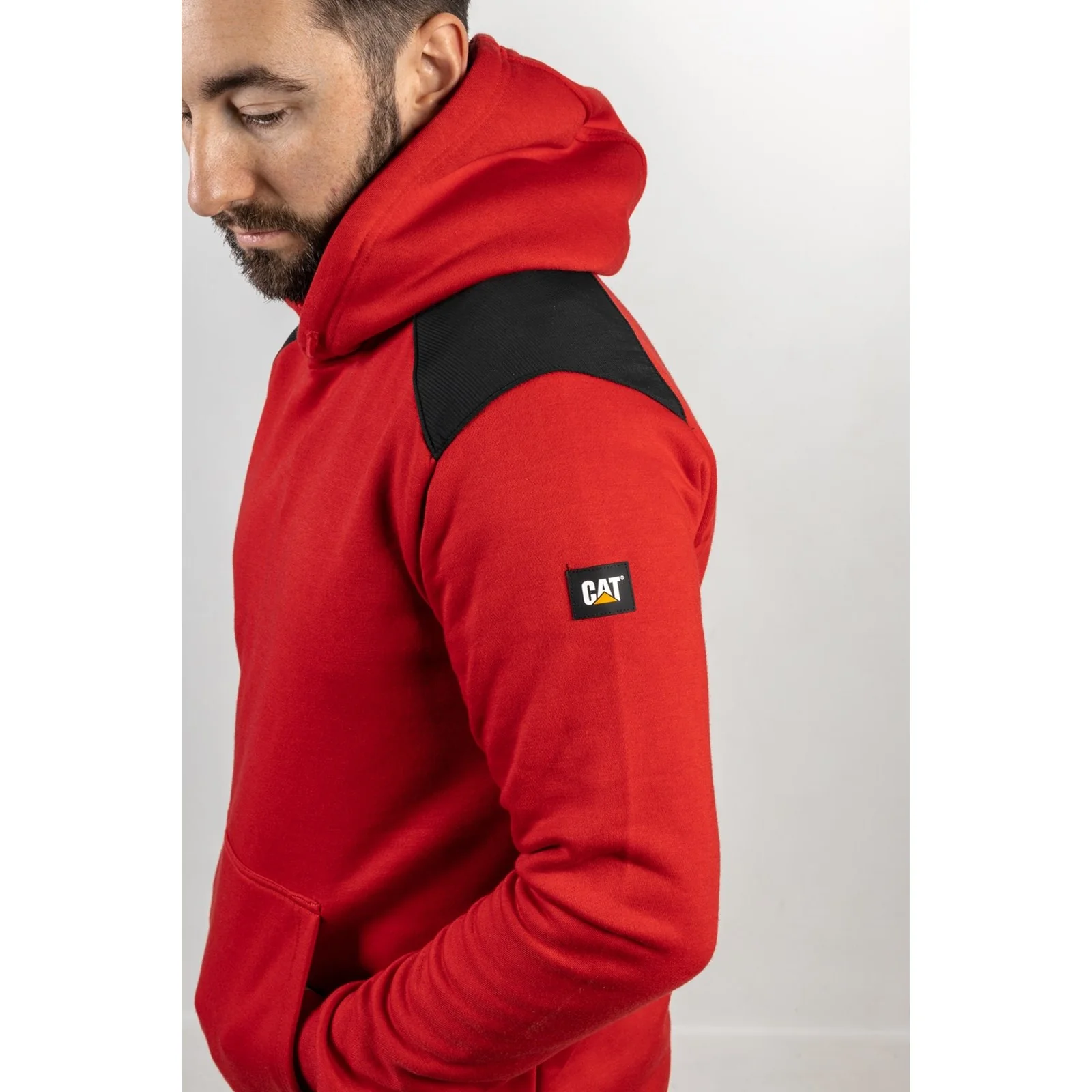 Essentials Hooded Sweatshirt  Hot Red - Image 8