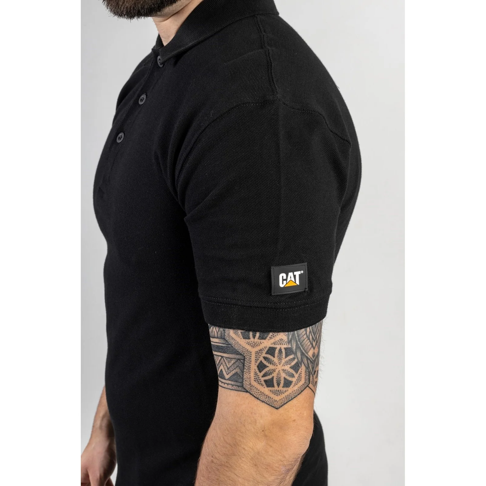 Essentials Polo Shirt Black - Image 8