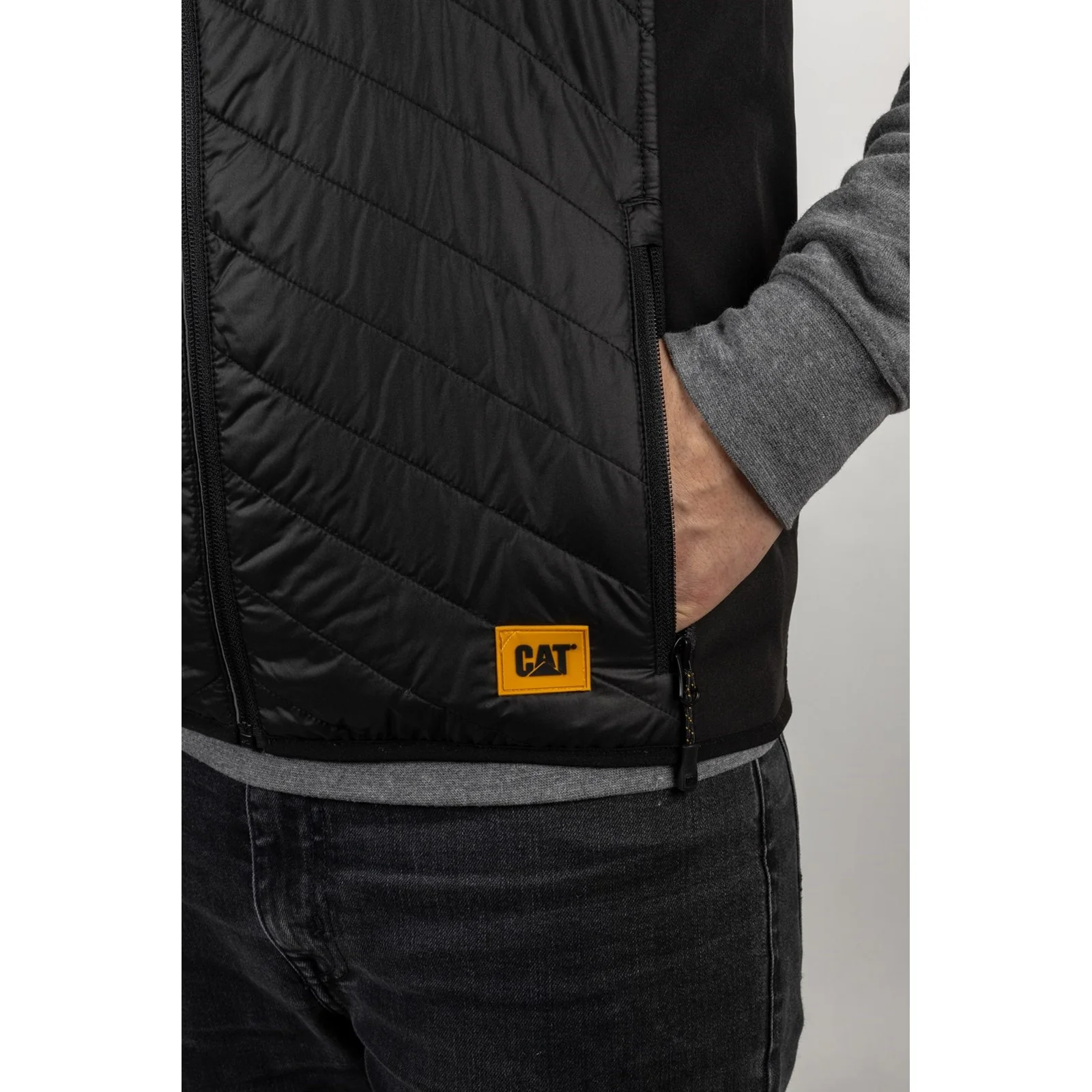 Trades Hybrid Body Warmer  Black/Yellow - Image 8