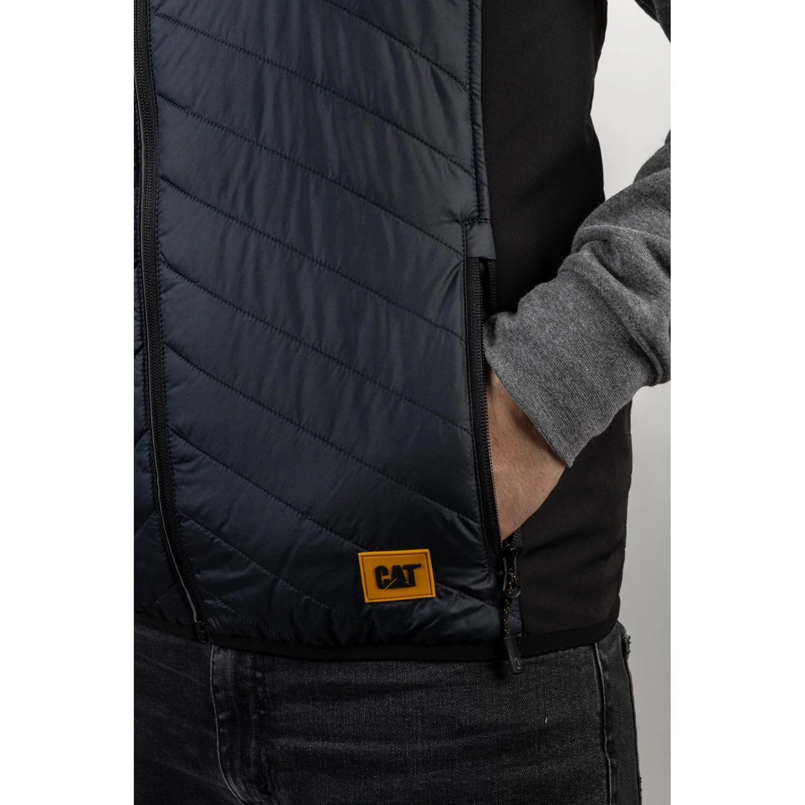 Trades Hybrid Body Warmer Navy - Image 8