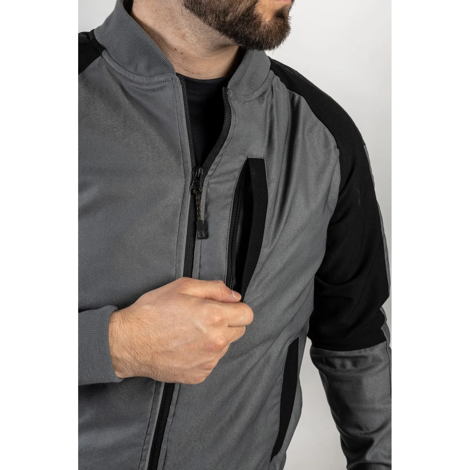 Trades Bomber Jacket  Dark Shadow-Black - Image 8