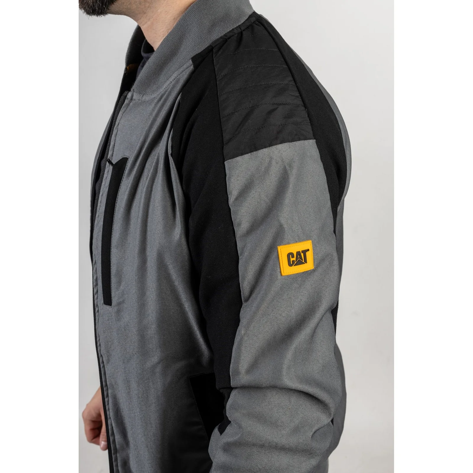 Trades Bomber Jacket  Dark Shadow-Black - Image 9