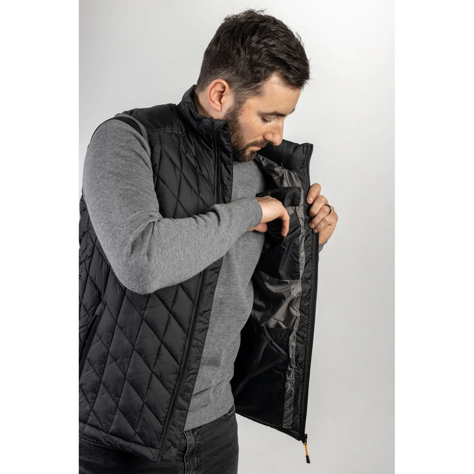 Insulated Vest  Black Charcoal - Image 9