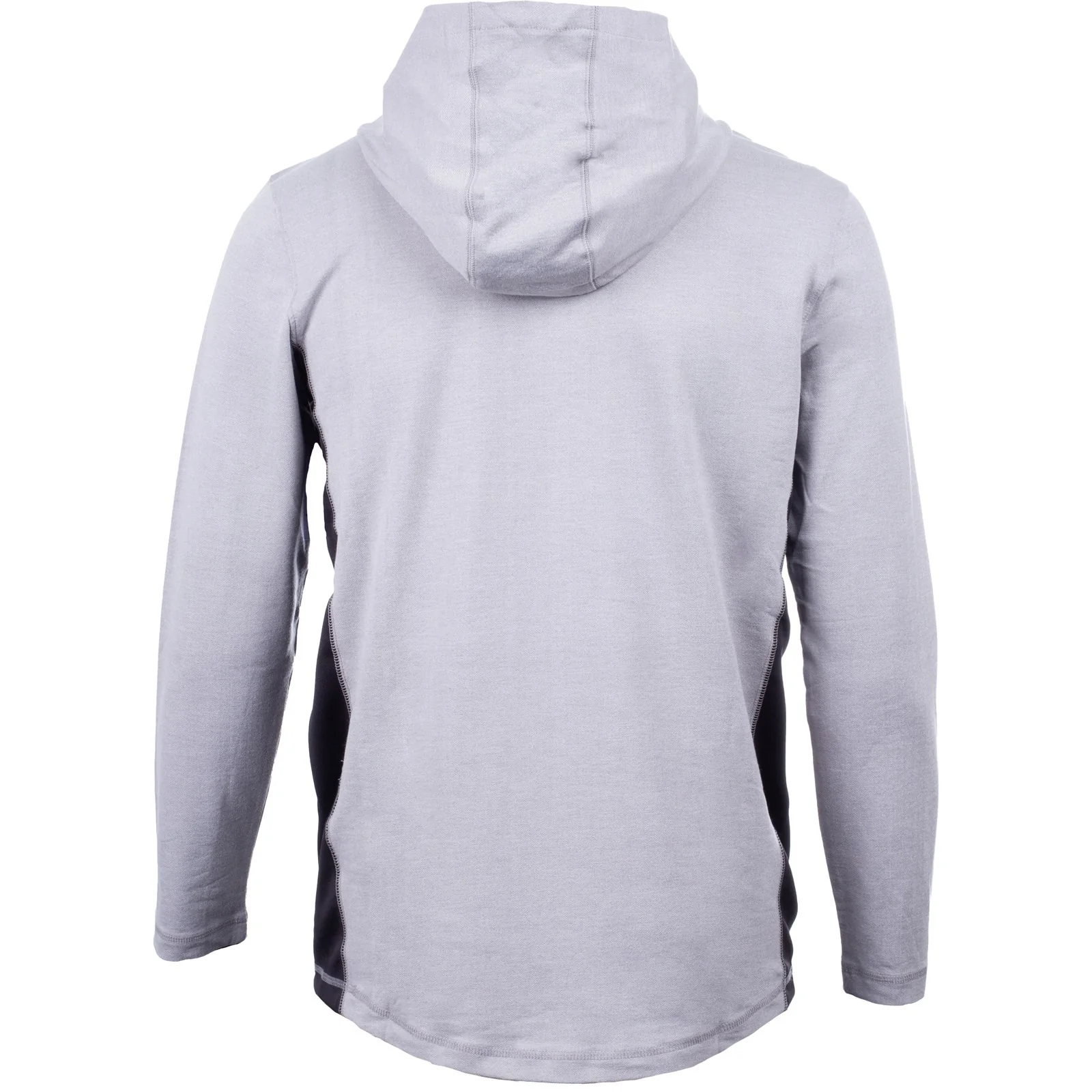 Coolmax Quarter Zip Hoodie  Heather Grey - Image 5