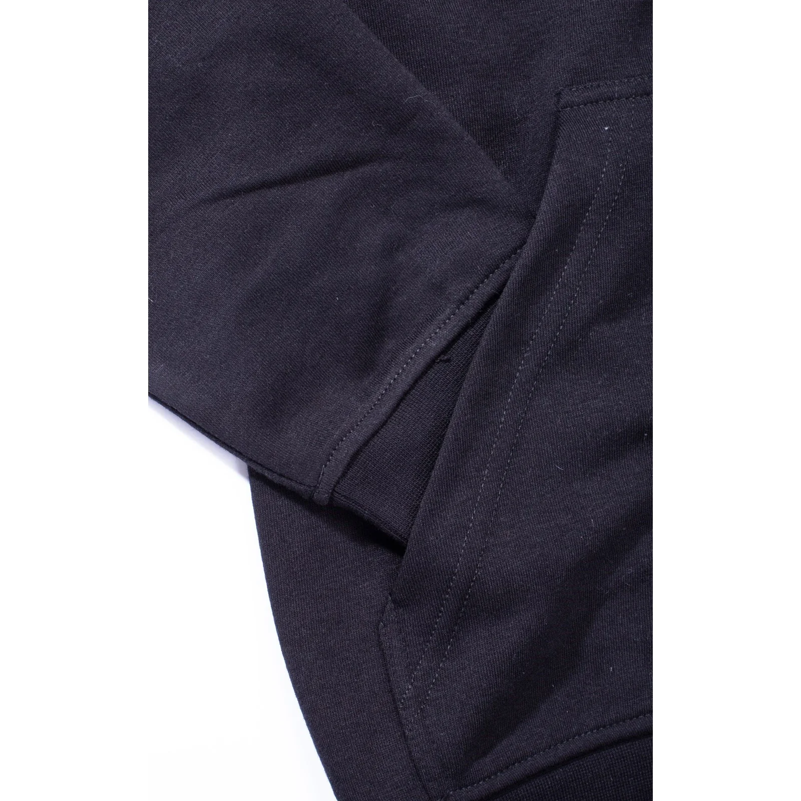 Loopback Full Zip Hoodie  Black - Image 6