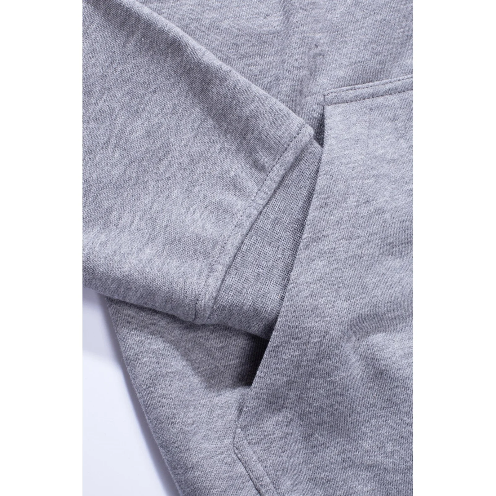 Loopback Full Zip Hoodie Grey - Image 4