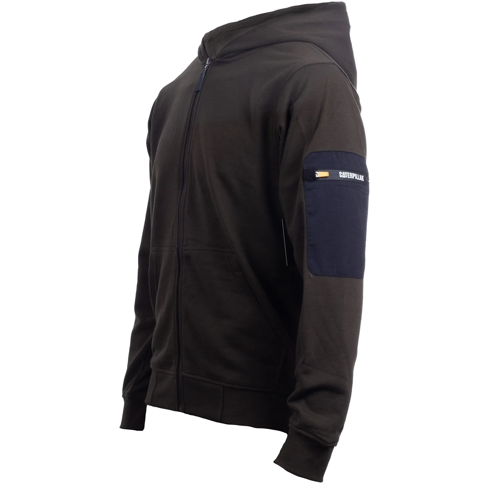 Loopback Full Zip Hoodie  Army Moss - Image 6