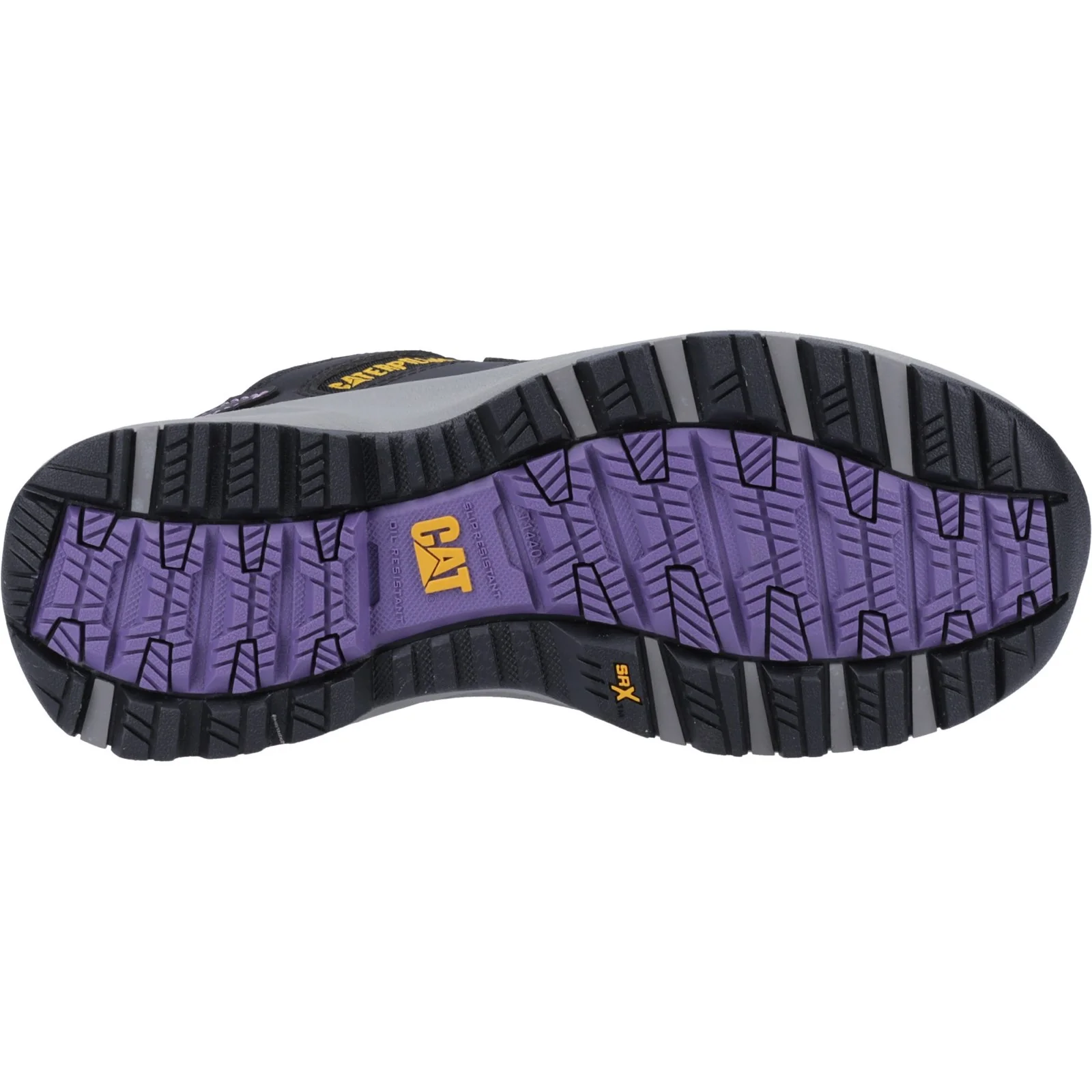 Elmore Work Shoe S1 Black/Lilac - Image 3