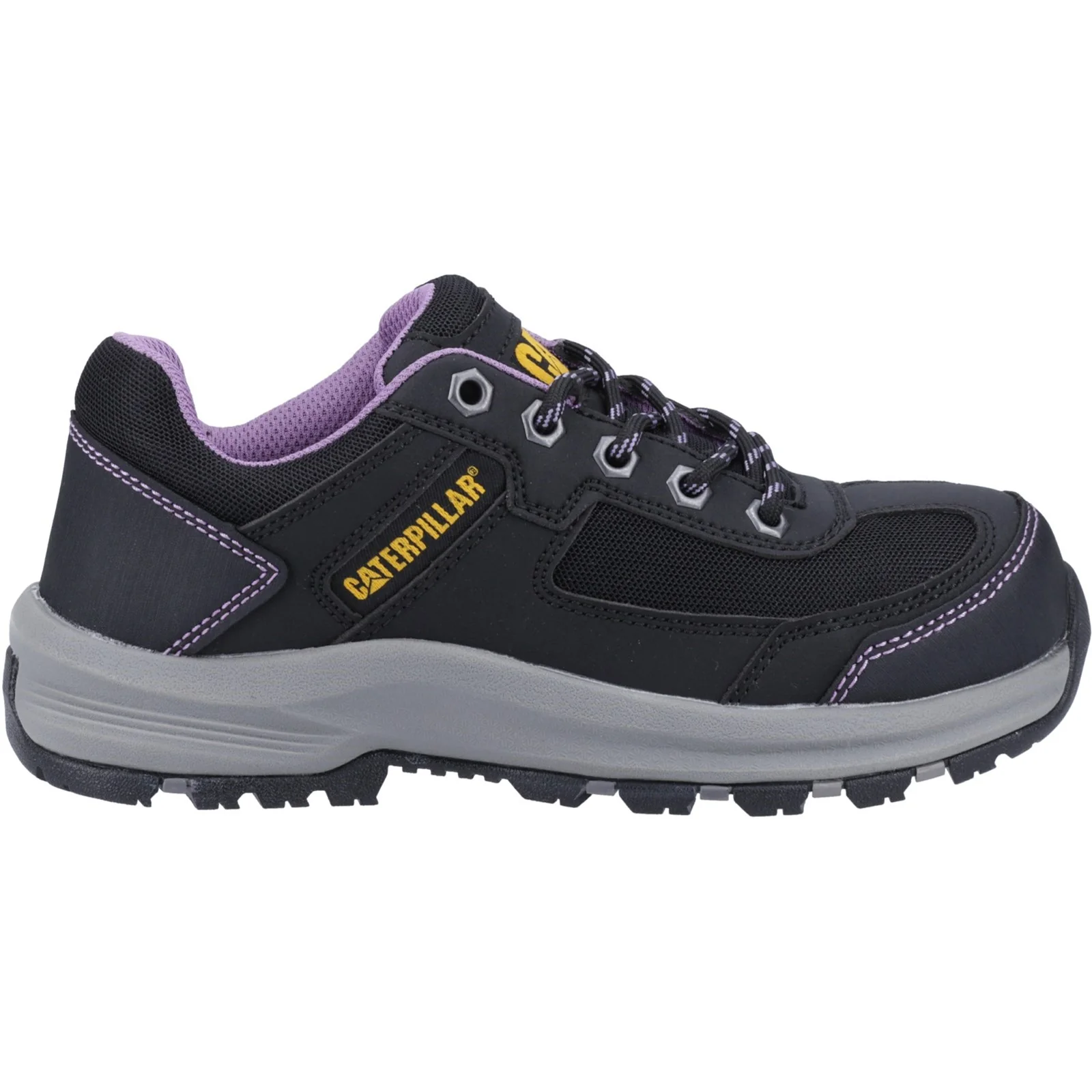 Elmore Work Shoe S1 Black/Lilac - Image 4