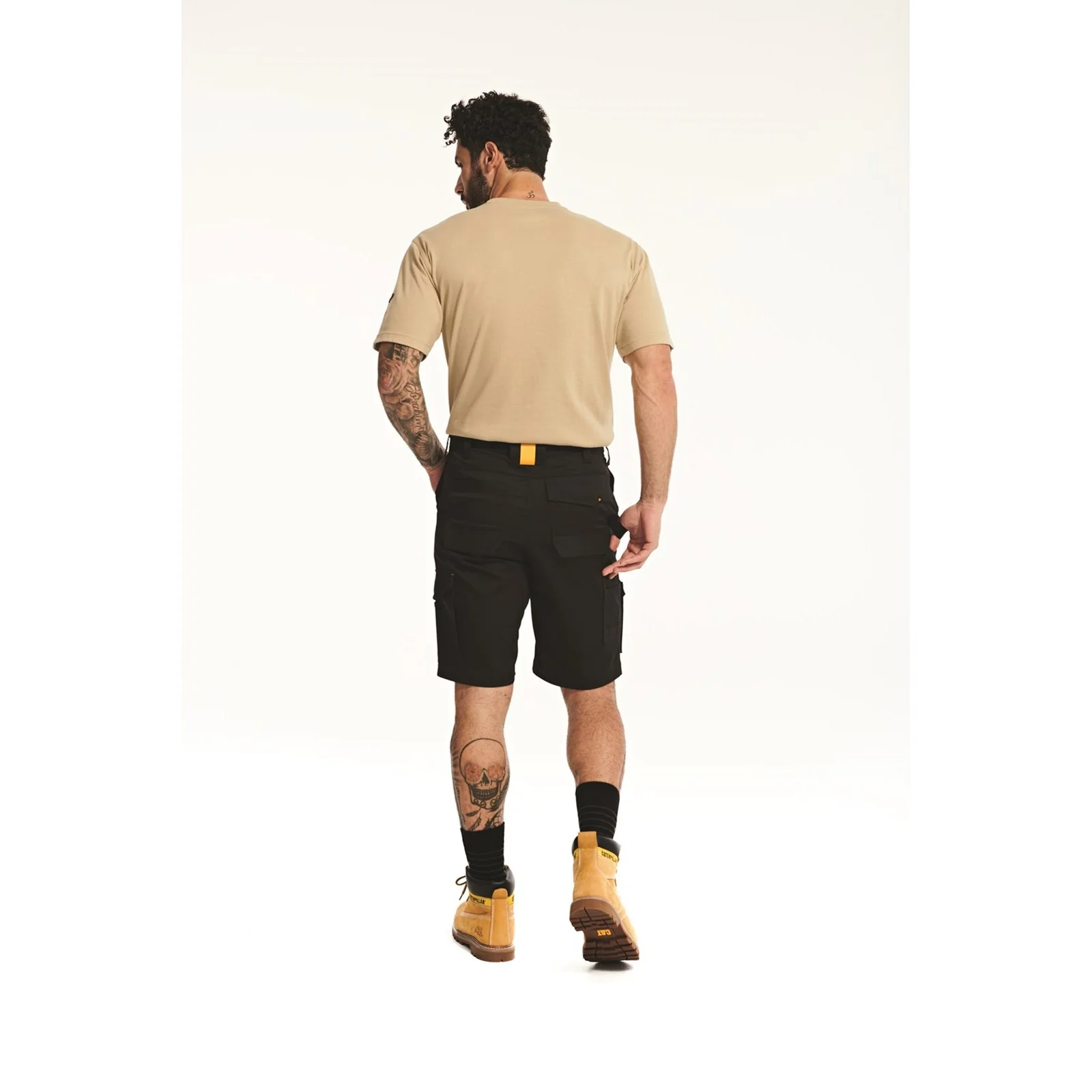Essential Stretch Pocket Shorts  Black - Image 3