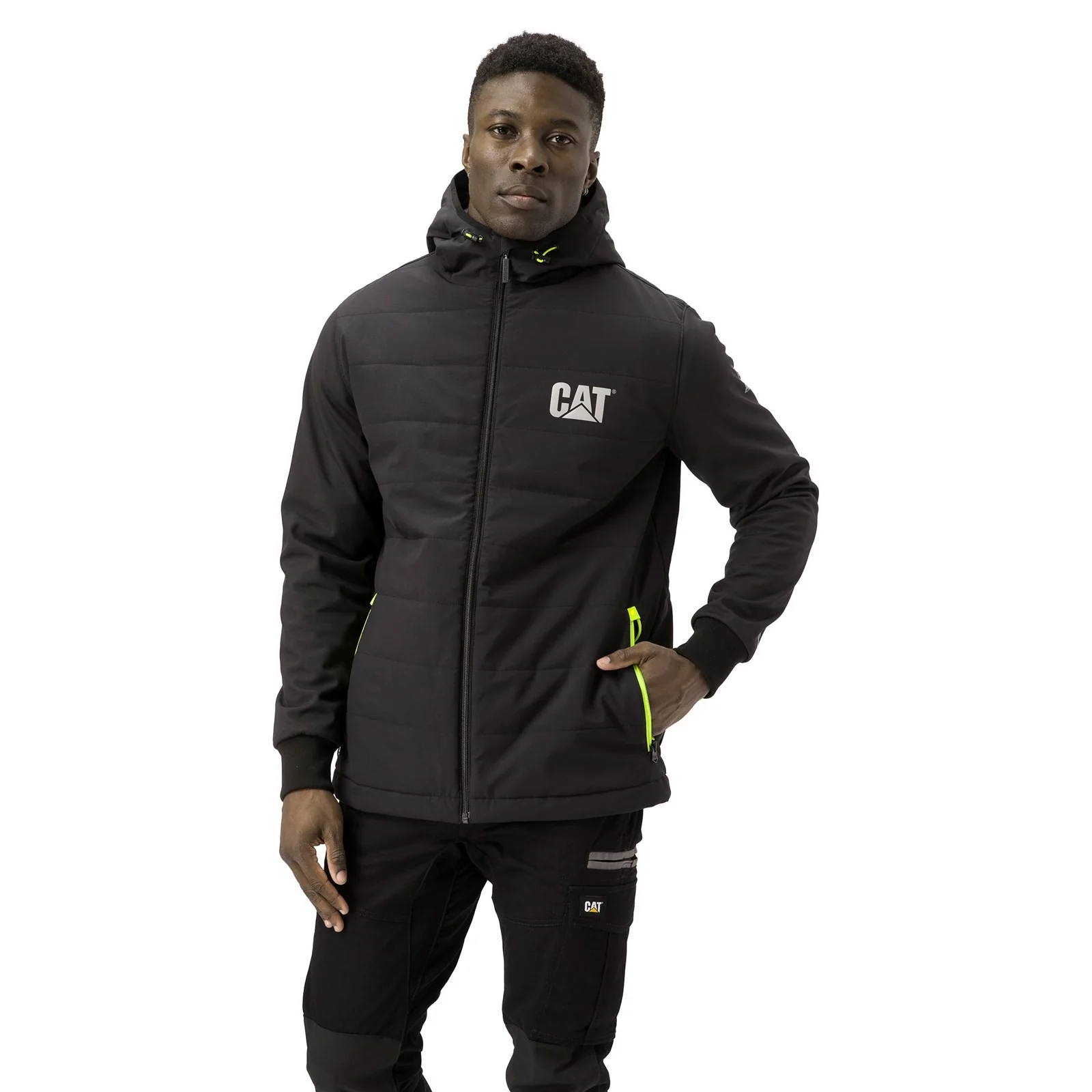 Tech Hybrid Jacket  Black - Image 5