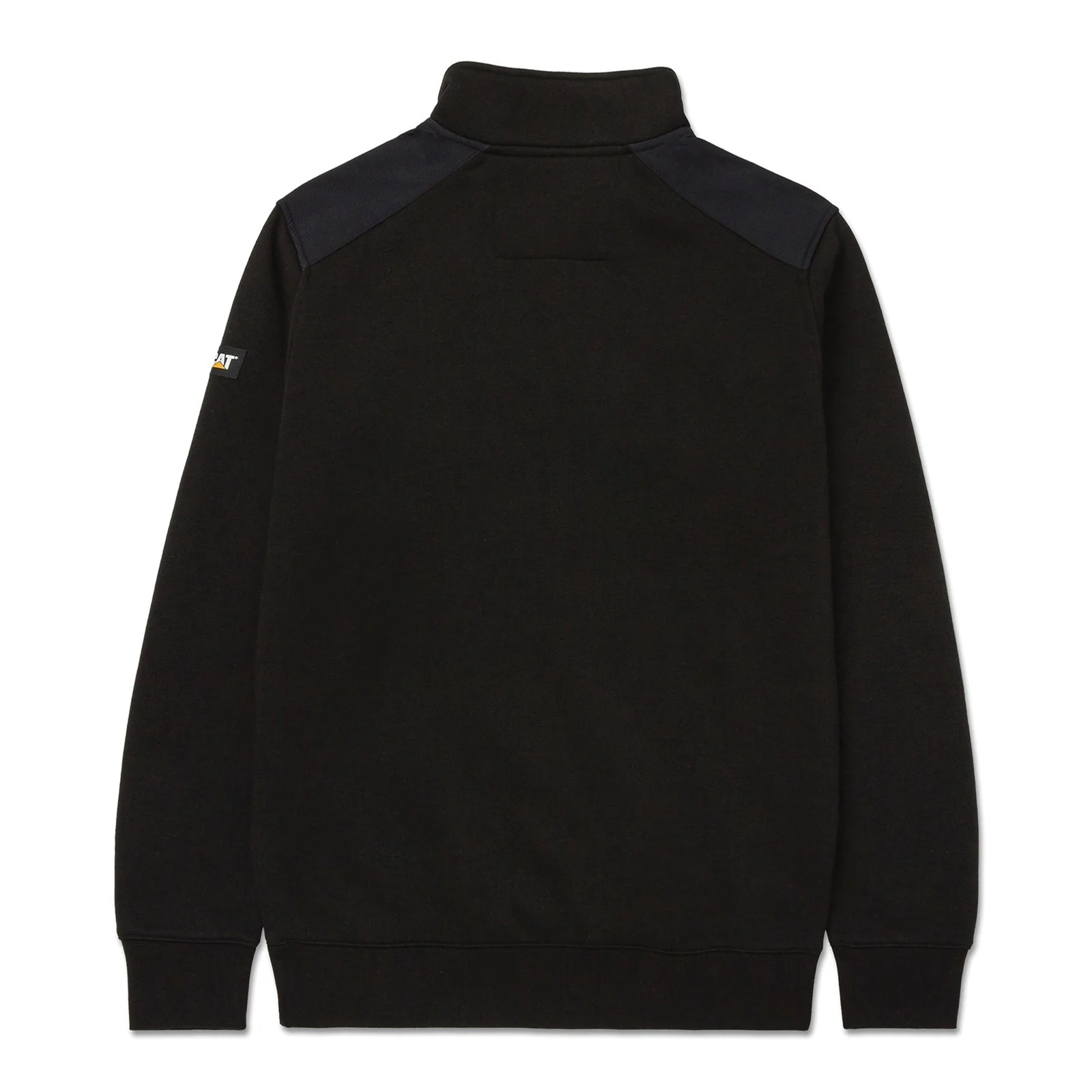 Essential 1/4 Zip Sweatshirt  Black - Image 2