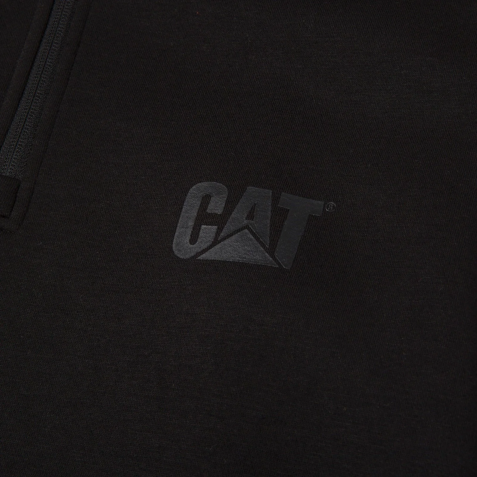 Essential 1/4 Zip Sweatshirt  Black - Image 5