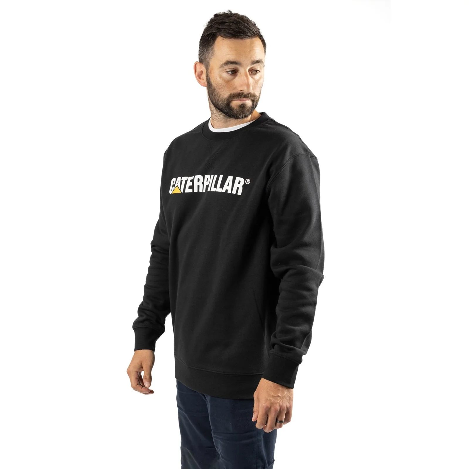 Midweight Crewneck Sweatshirt  Black - Image 4