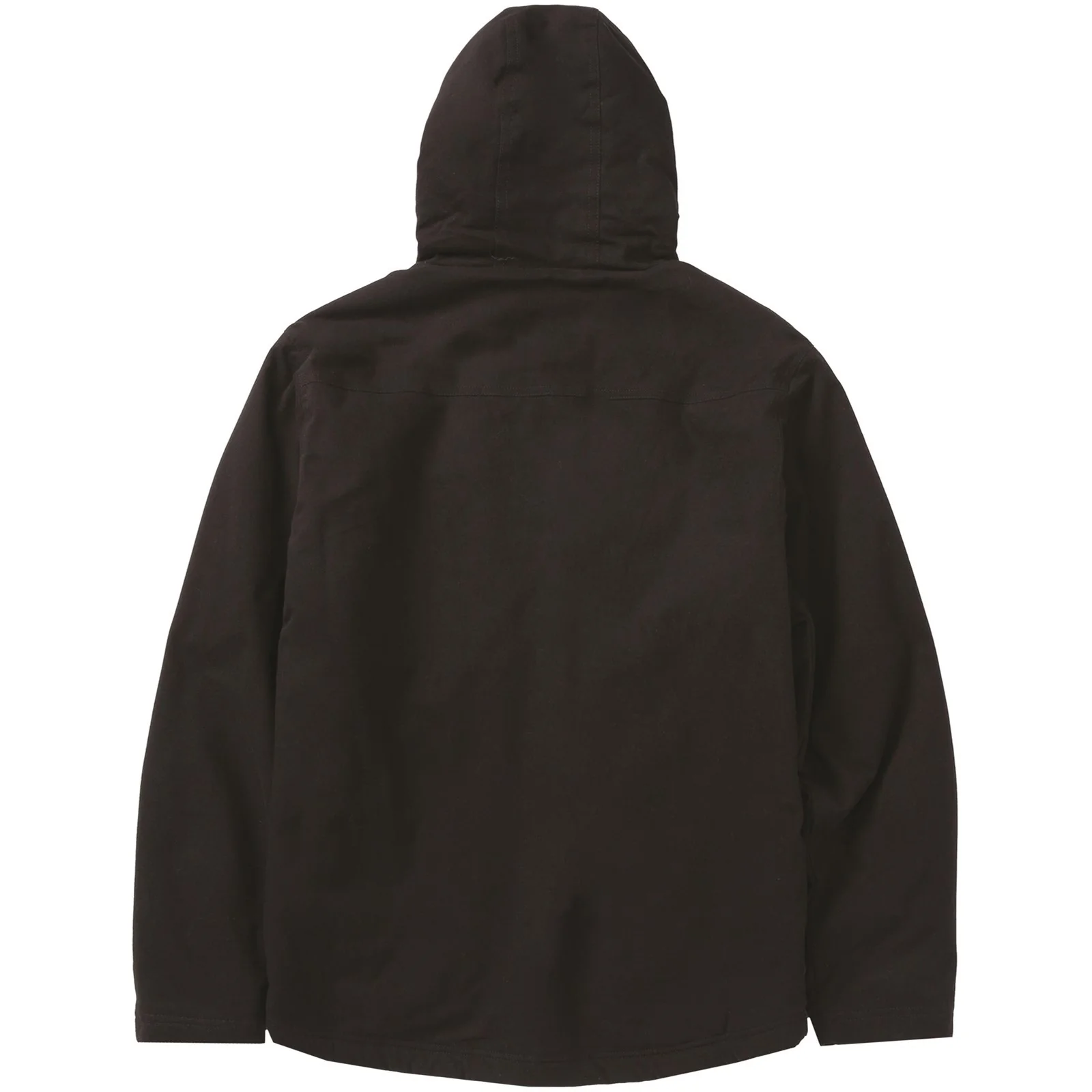 Hooded Sherpa Lined Jacket  Black - Image 5