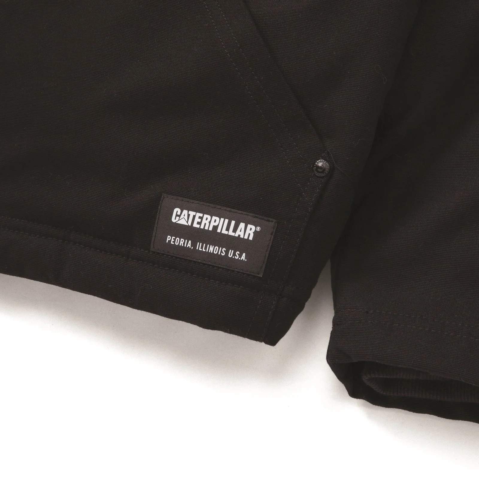 Hooded Sherpa Lined Jacket  Black - Image 7