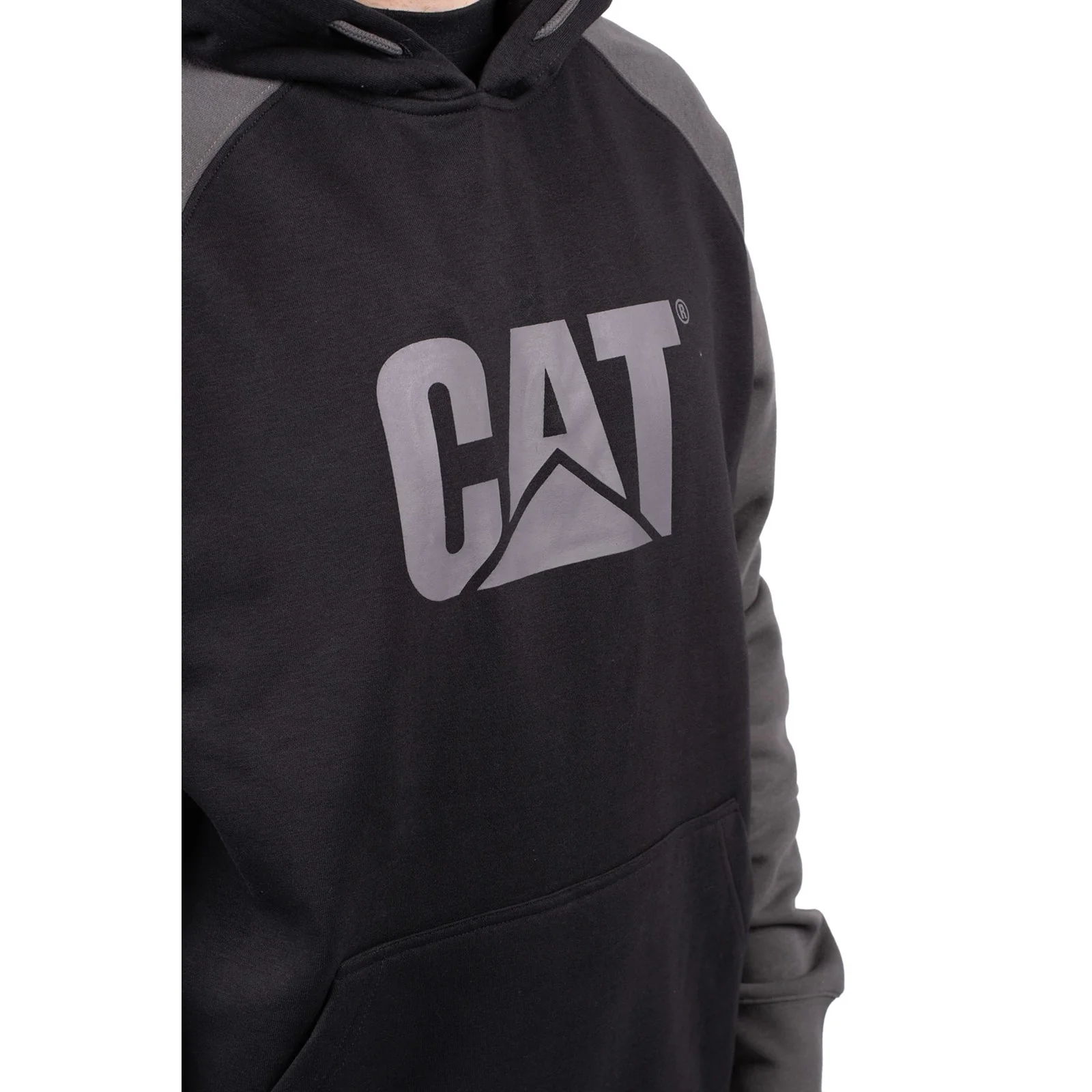 Raglan Hooded Sweatshirt  Black/Magnet - Image 6