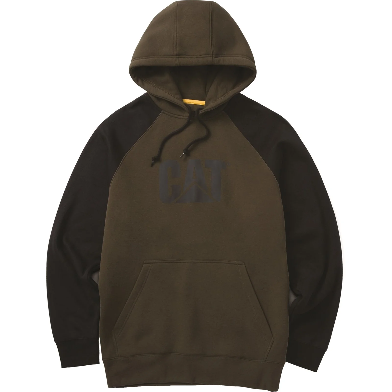 Raglan Hooded Sweatshirt  Army Moss/Black