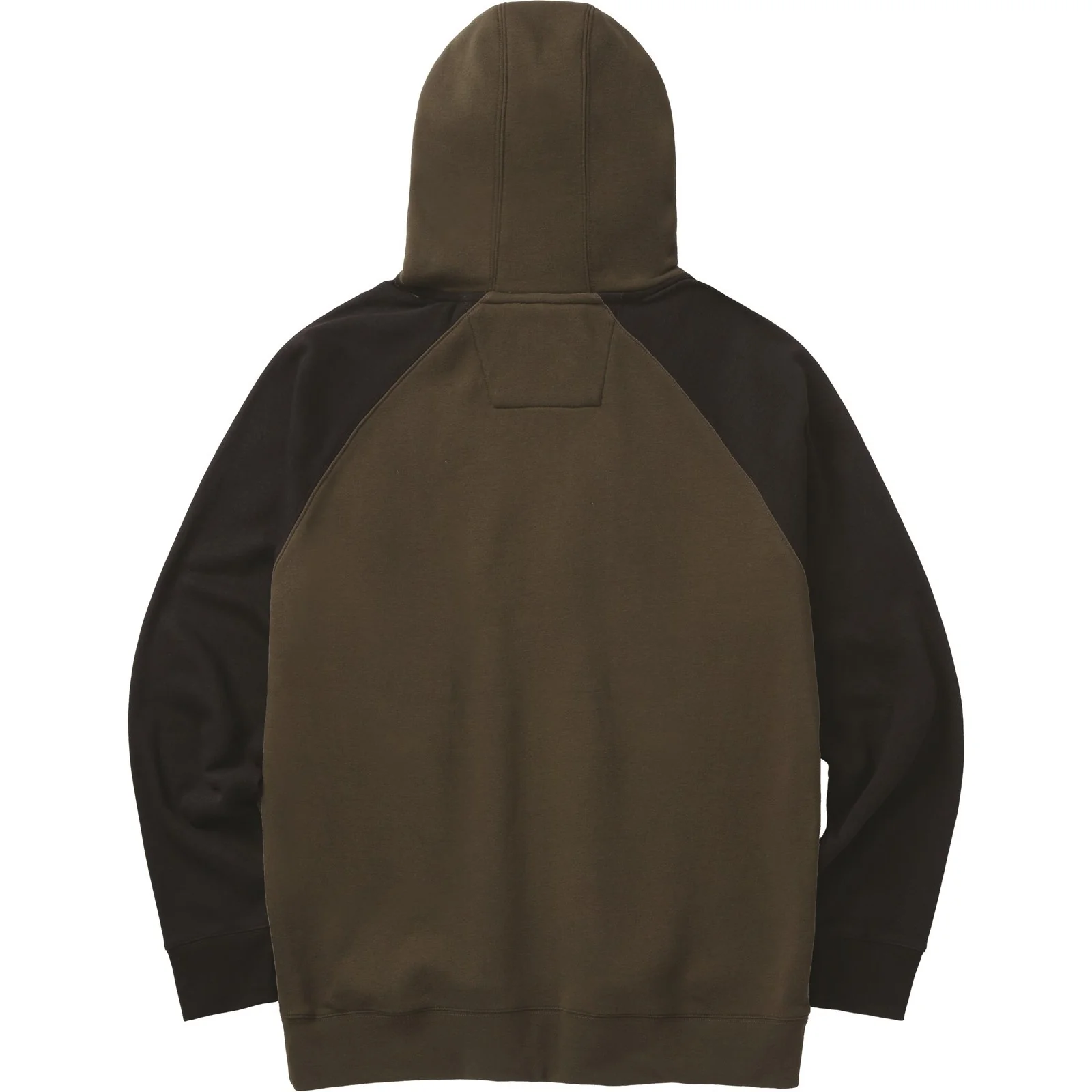 Raglan Hooded Sweatshirt  Army Moss/Black - Image 5