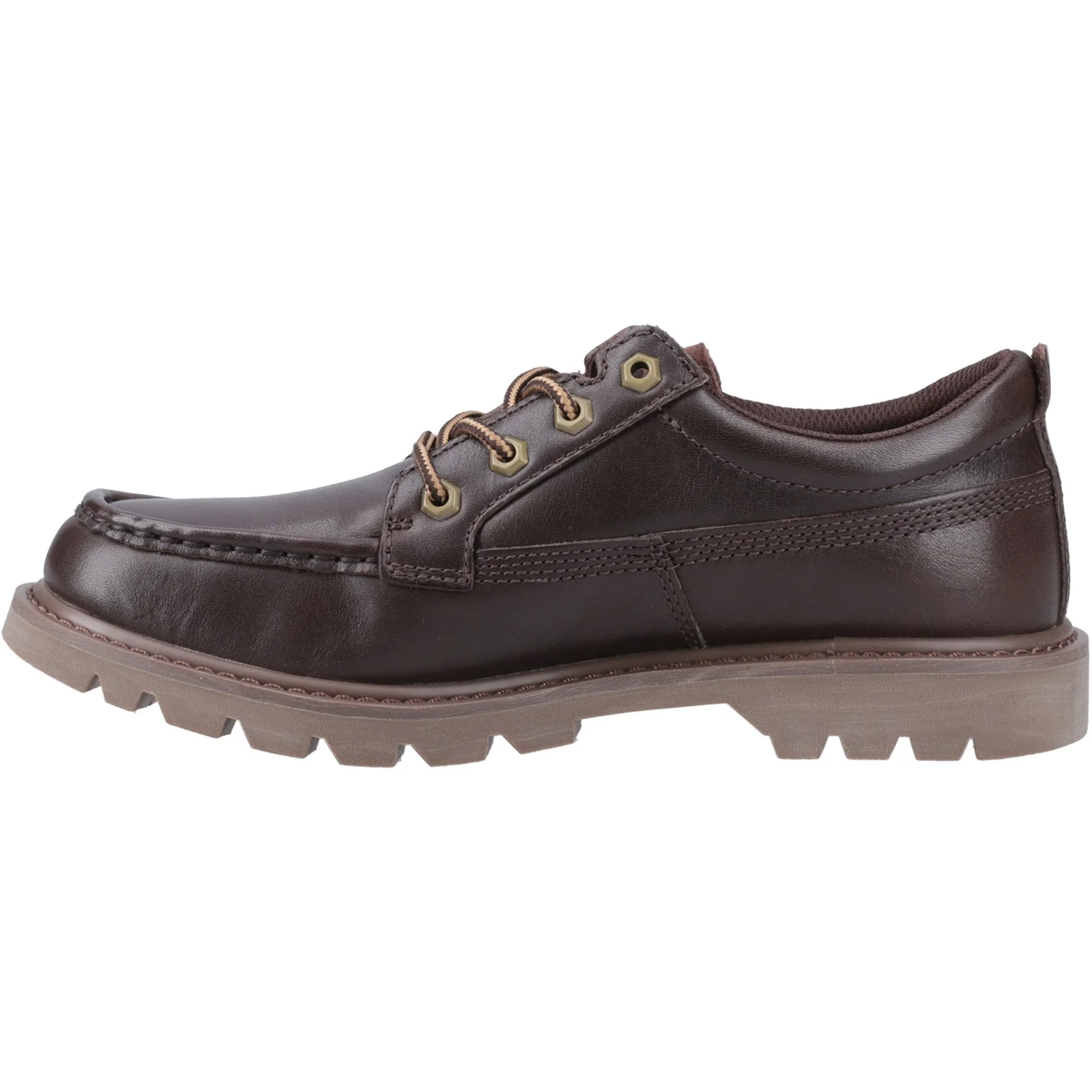 Colorado Moc Toe Low Shoes  Dark Brown - Image 4