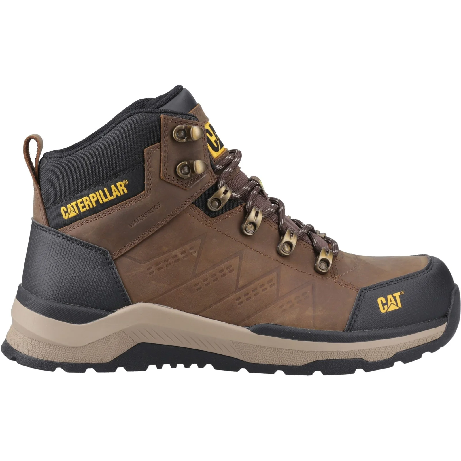 Inductor Leather Safety Boots Brown - Image 5