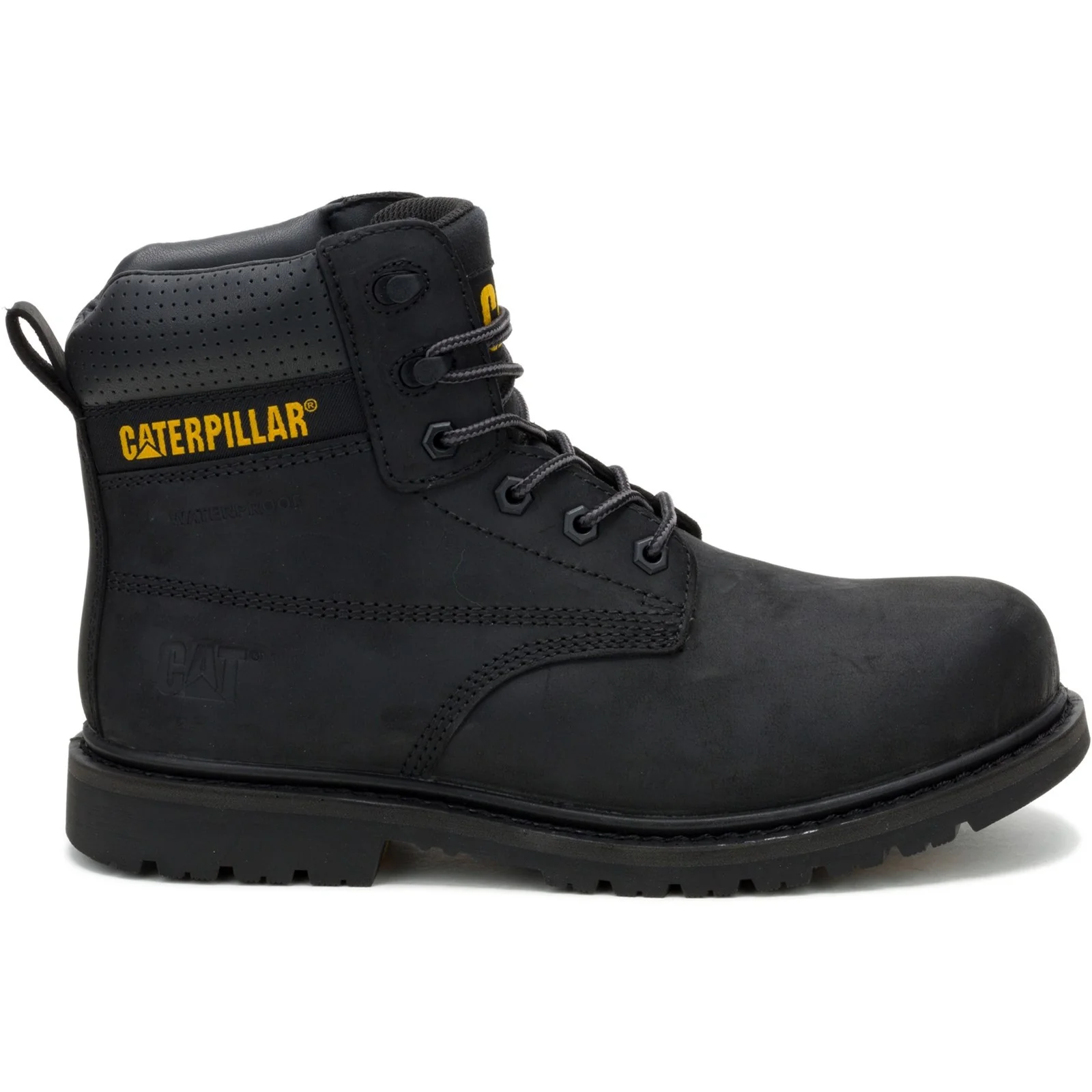 Silva Lace up Occupational Work Boots Black - Image 7
