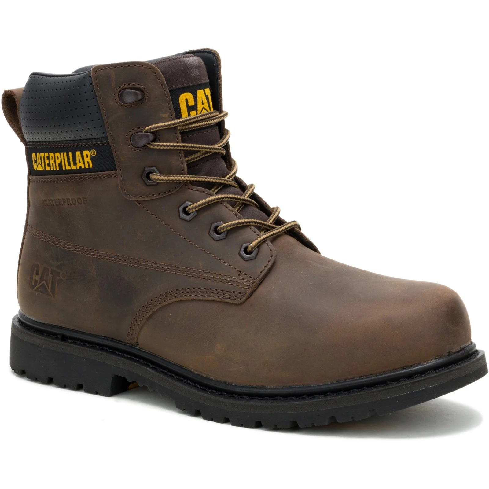 Silva Lace up Occupational Work Boots Brown