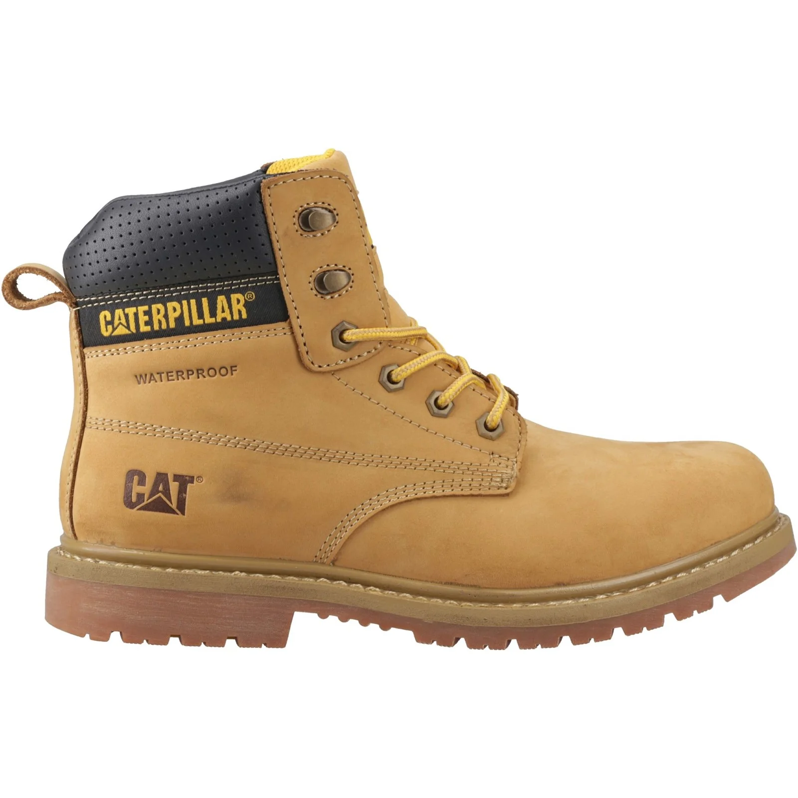 Silva Lace up Occupational Work Boots Honey - Image 5